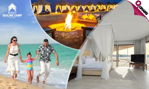 Arabian Desert Adventure: Breakfast & Dinner, Beach Access, Overnight Stay & More at Regency Sealine 5-Star Luxury Resort!